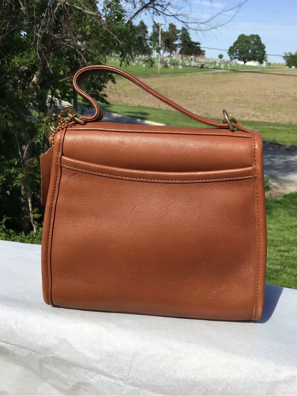 Coach British Tan Regina Crossbody Bag 9983 - Picture 3 of 15